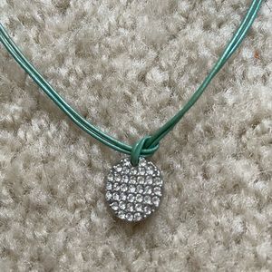 NWT Lia Sophia turquoise and silver stone necklace